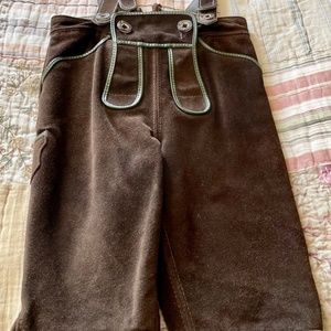 Child's authentic lederhosen